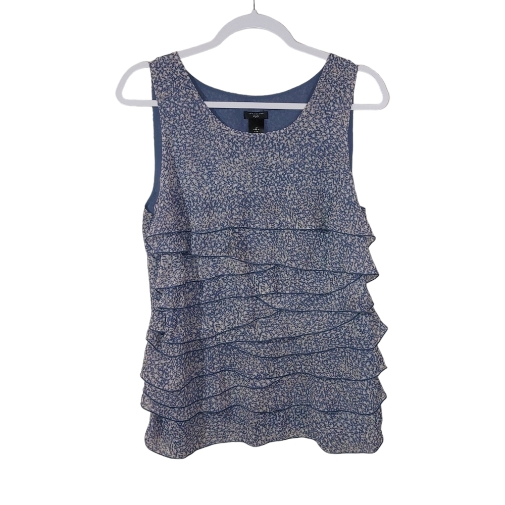 Ann Taylor Ladies Sleeveless Ruffled Top